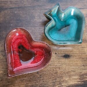 Artistic McMaster 1A & 1D Heart Spade Ceramic Set Trinket Dishes Vintage
